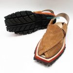 Handmade Quetta Shikari Chappal with Double Sole - 092330